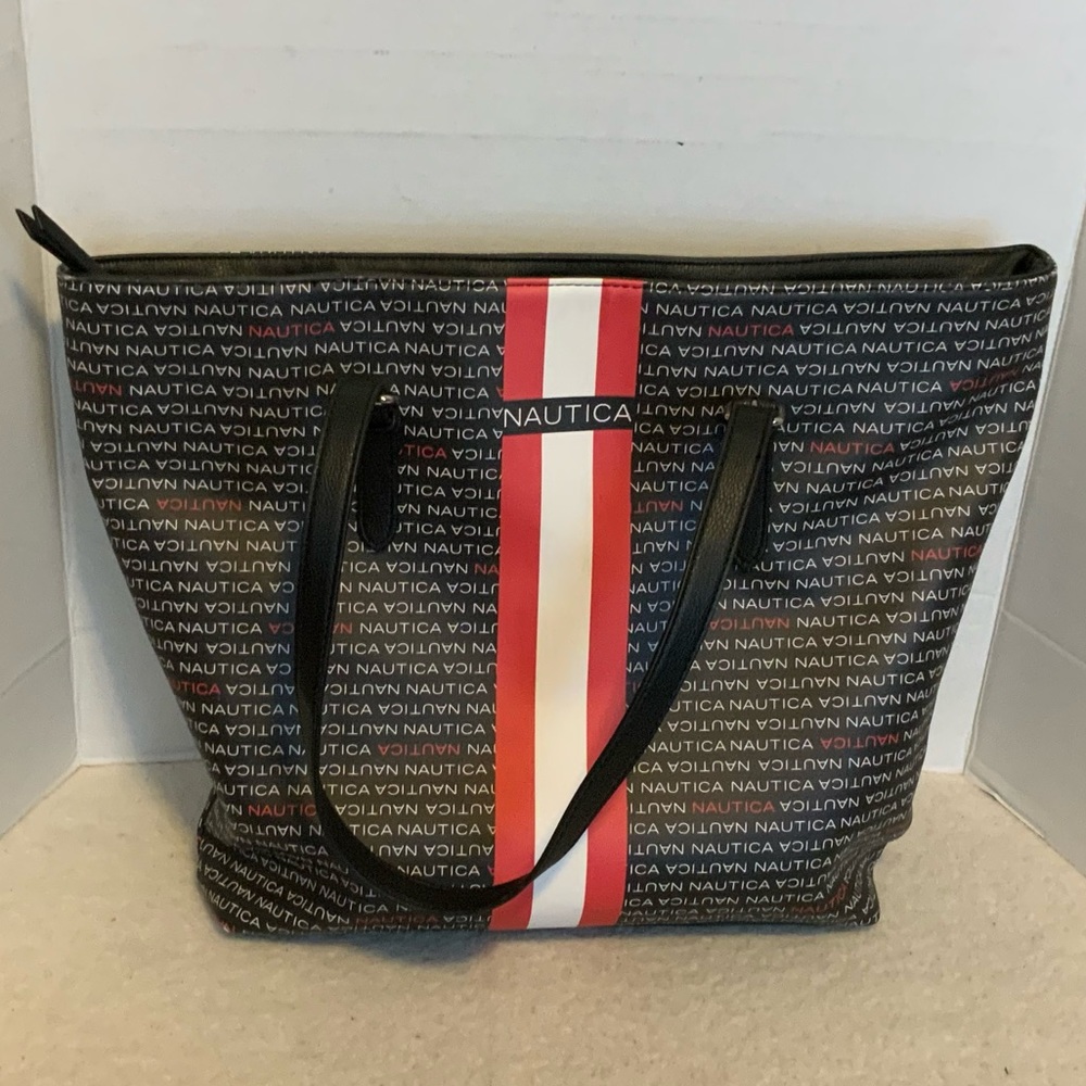 Nautica Large Black Tote Bag